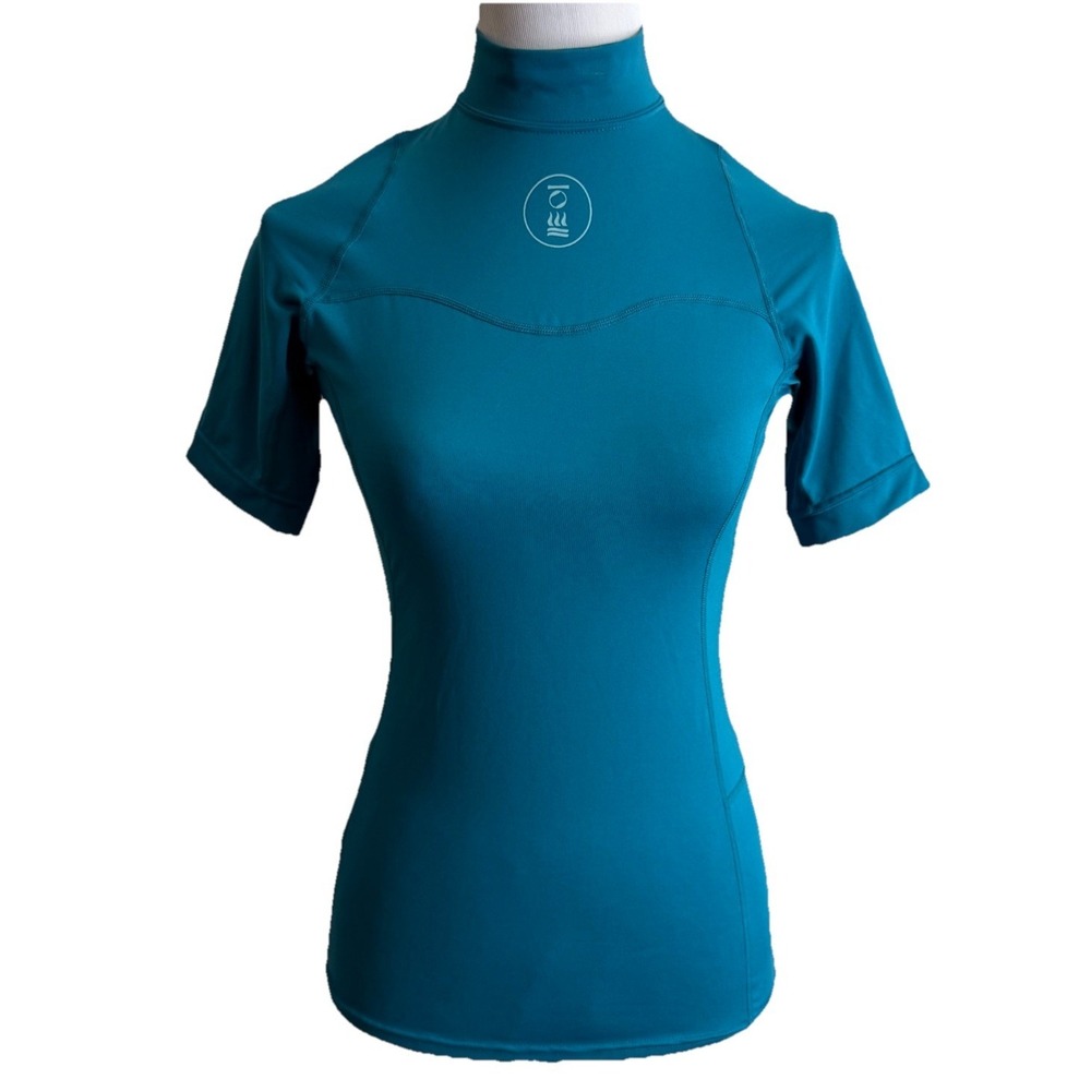 Fourth Element Hydroskin Shirt Small Ocean Blue Pullover SPF 50 Scuba New